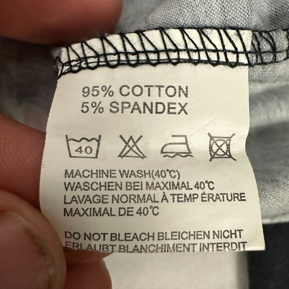 Patchwork Long Sleeve Top With Button Accents - L - Picture 4 of 4